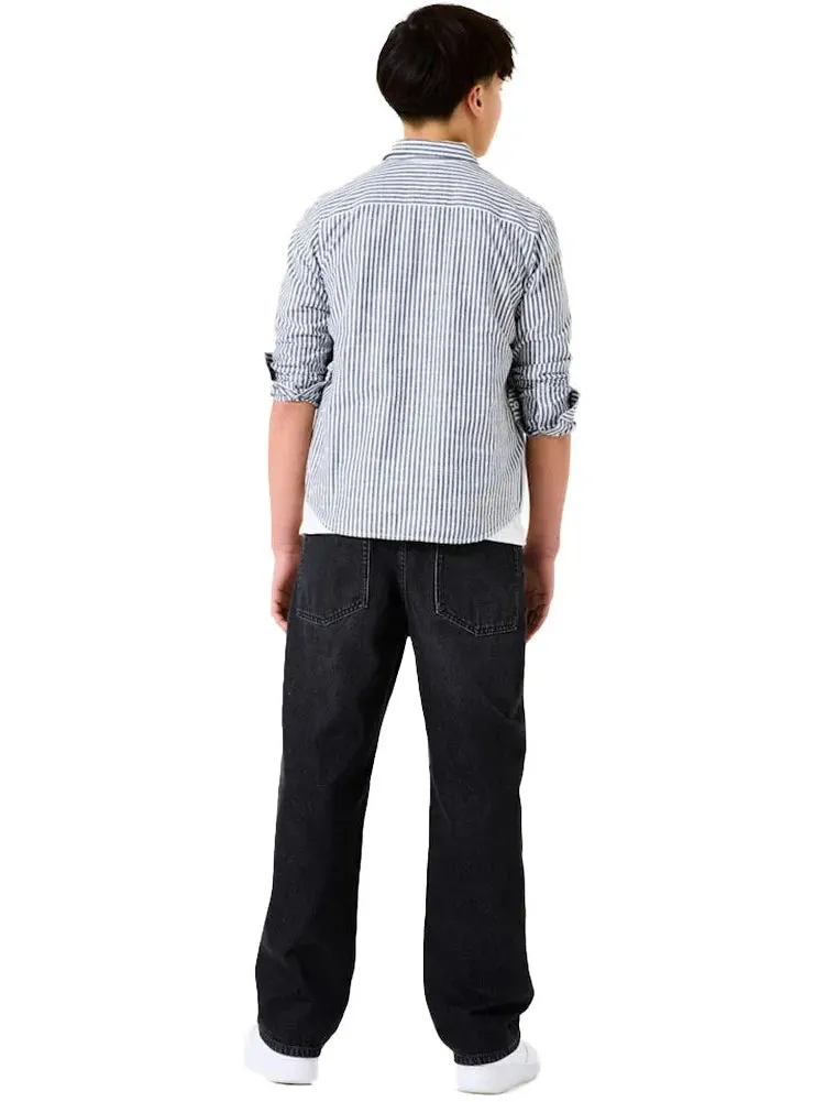 Skjorte Stripete - Blå/Hvit sold by Brando product image thumbnail 3