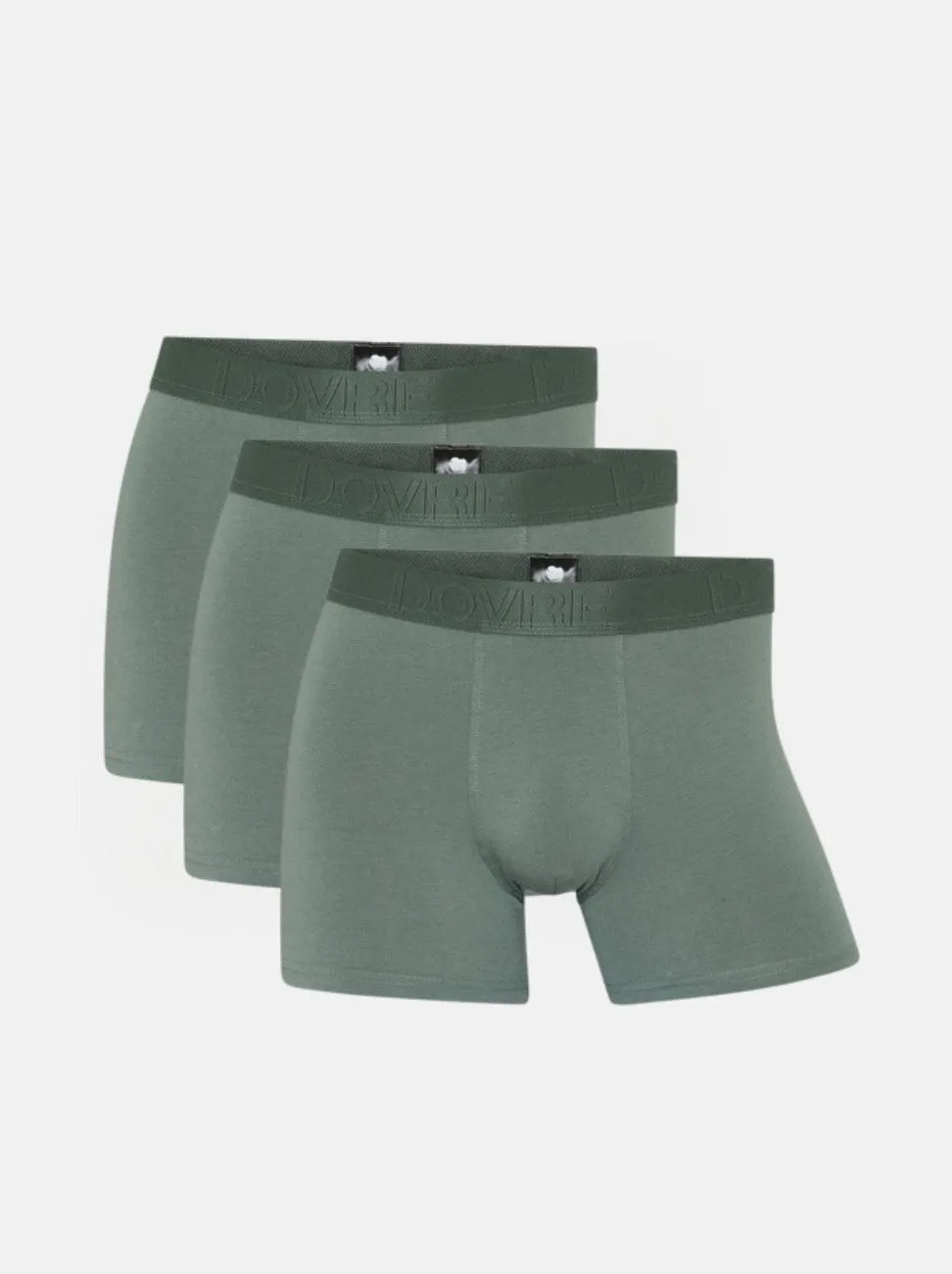 Boxer bambus 3 pakk - grønn sold by Brando