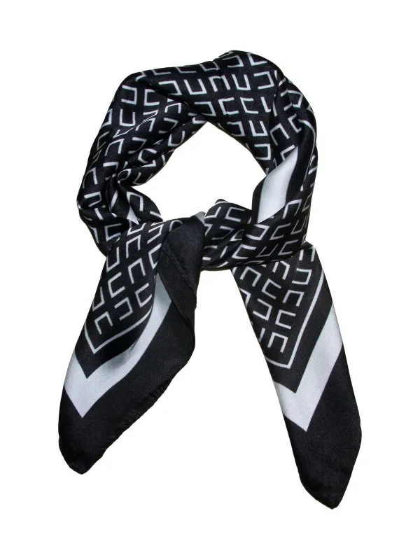 Skjerf - enkel mønster sort sold by Brando