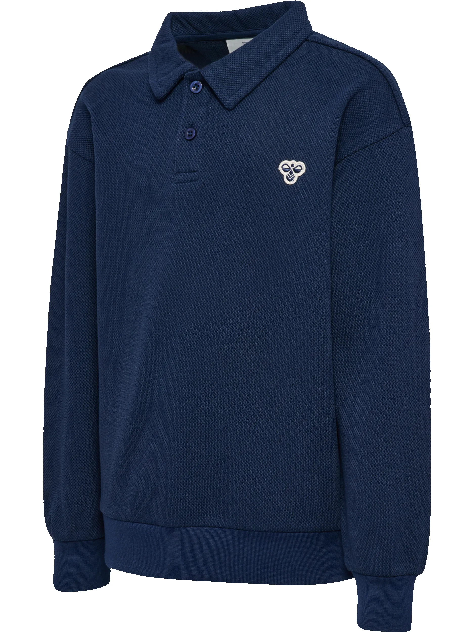 JR LOOSE PIQUE POLO SWEATSHIRT - Dress Blues sold by Brando