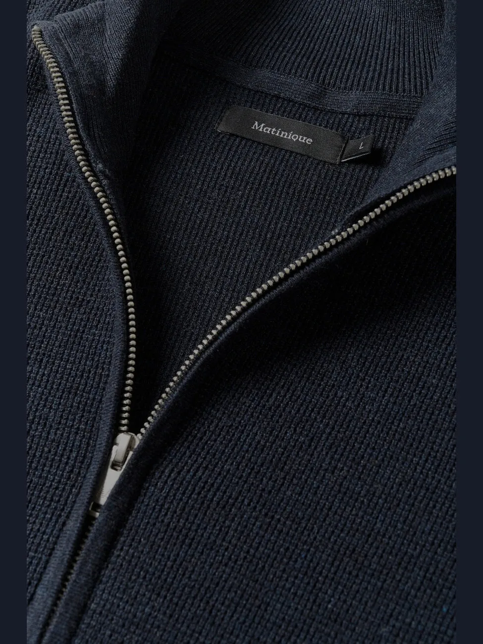 Lagoon half zip genser - dark navy melange sold by Brando product image thumbnail 5