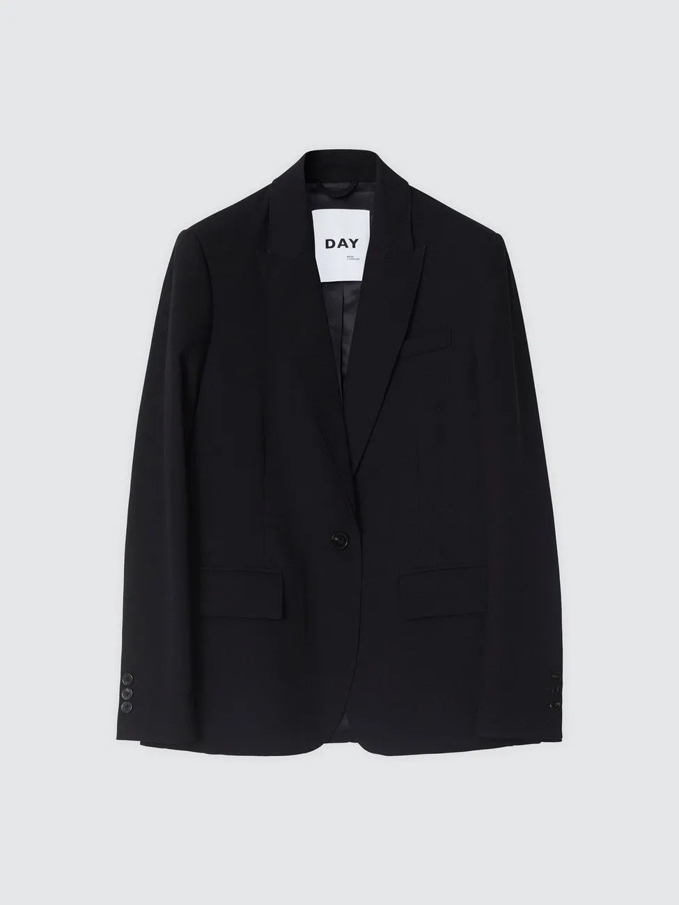 Hector classic gabardine blazer - black sold by Brando