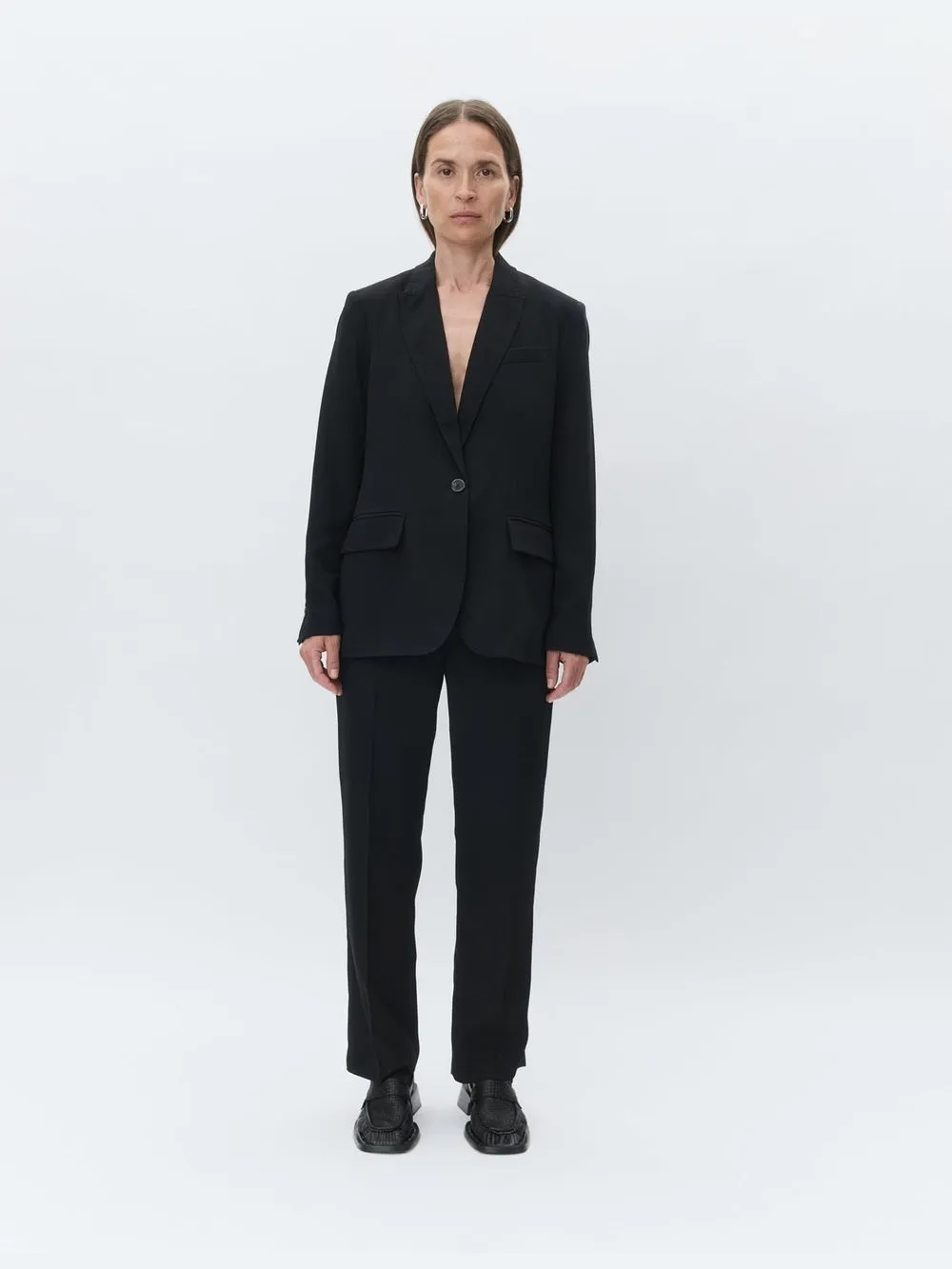 Hector classic gabardine blazer - black sold by Brando product image thumbnail 3