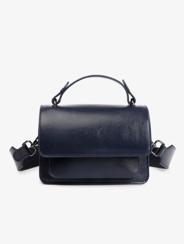 RENEI GLOSSY STRUCTURE VESKE - Eclipse Blue sold by Brando