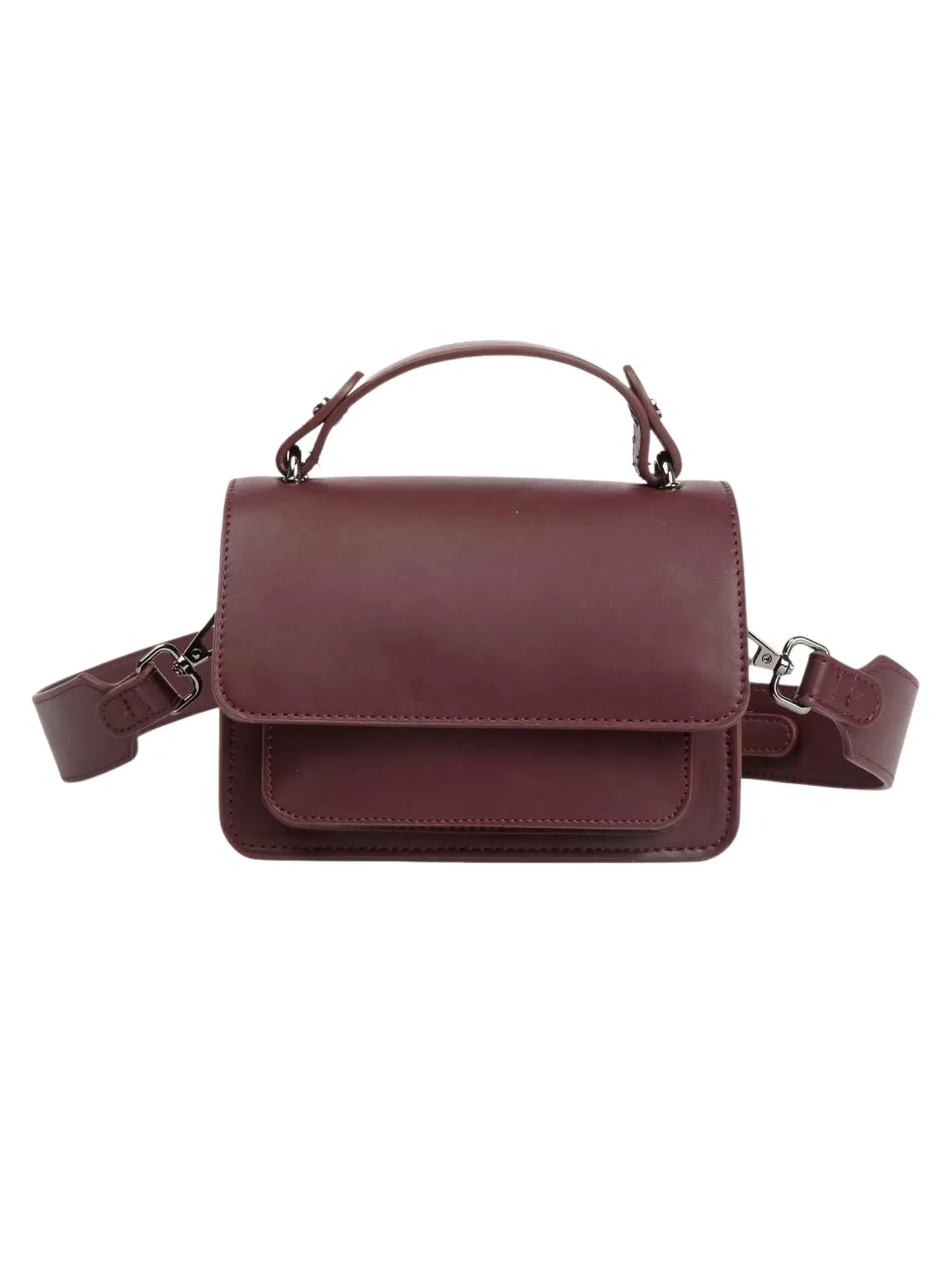 RENEI SOFT STRUCTURE VESKE - Midnight plum sold by Brando