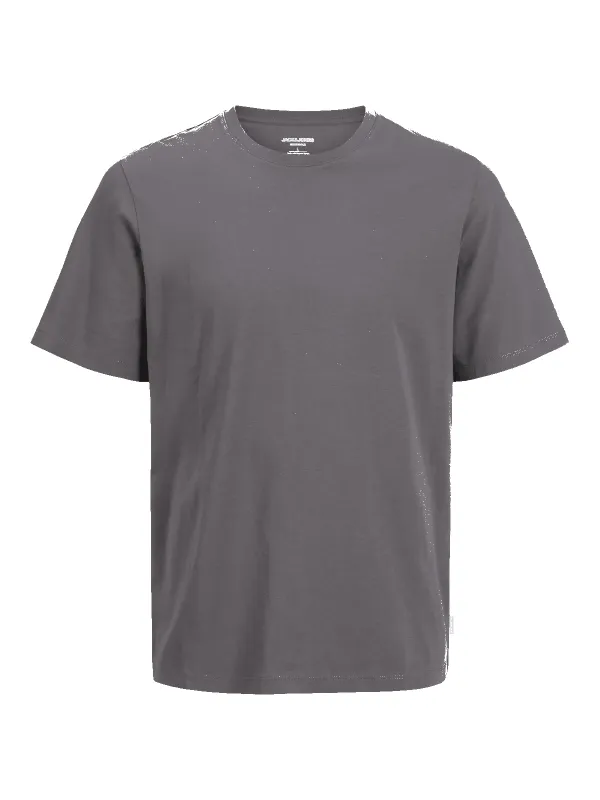 Organisk basic tee o neck - castlerock sold by Brando