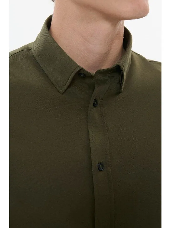 Trostol skjorte - olive night sold by Brando product image thumbnail 4