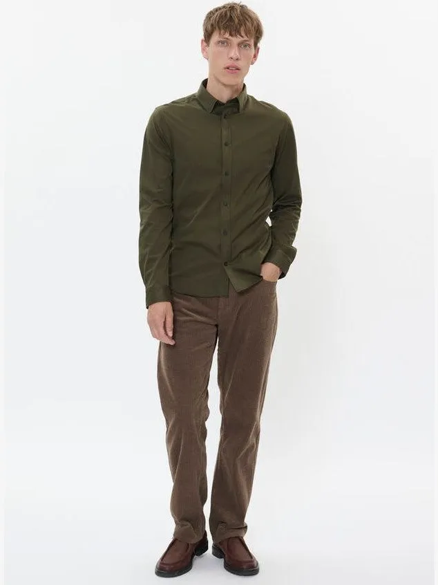 Trostol skjorte - olive night sold by Brando product image thumbnail 3