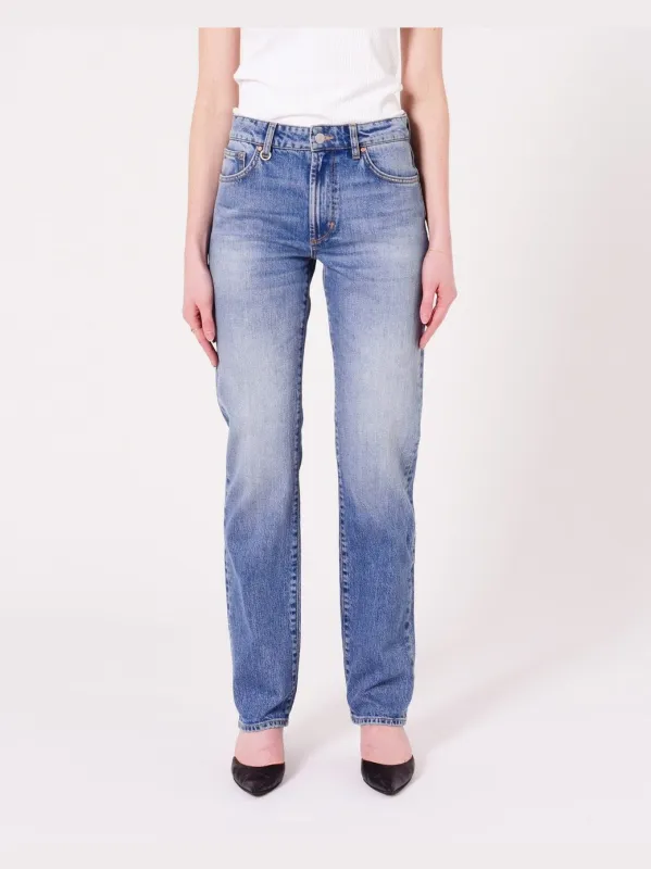 Mica straight jeans - agnesmid vintage indigo sold by Brando