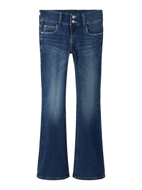 POLLY BOOTCUT JEANS - Medium Blue Denim sold by Brando