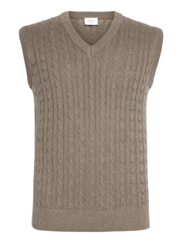 Vest Strikket - Nature Melange sold by Brando