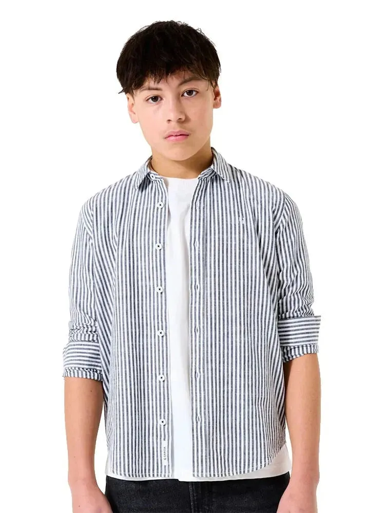 Skjorte Stripete - Blå/Hvit sold by Brando product image thumbnail 2