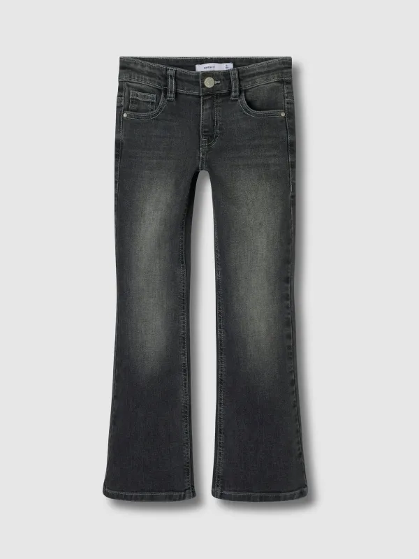 POLLY SKINNY BOOT JEANS - Dark Grey Denim sold by Brando