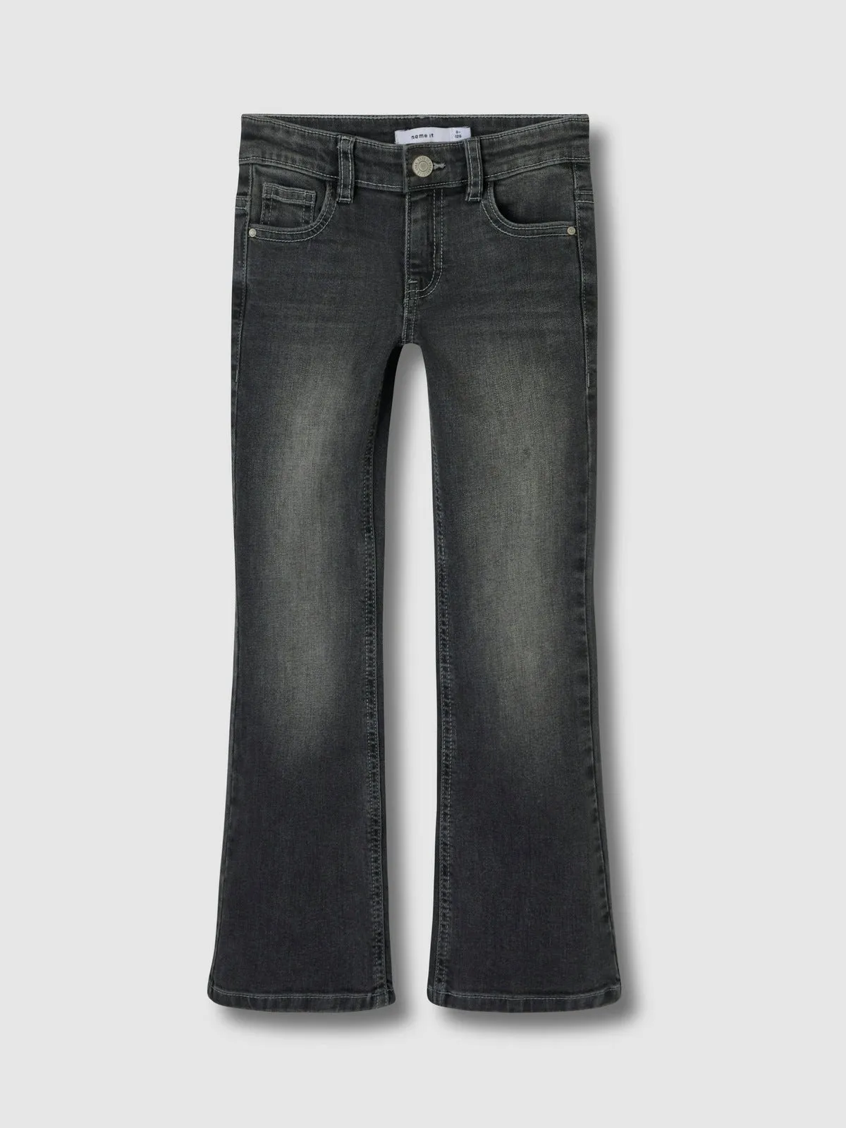 POLLY SKINNY BOOT JEANS - Dark Grey Denim sold by Brando