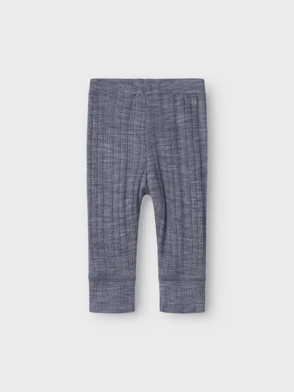 WANG ULL NEEDLE LONGJOHN SOLID - Folkstone Gray sold by Brando