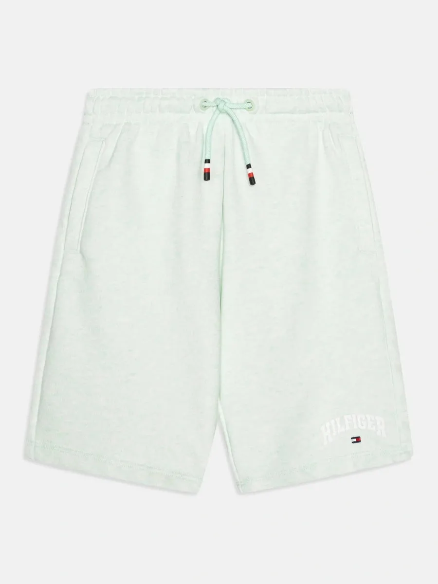 VARSITY SWEATSHORTS - Dew Green Heather sold by Brando