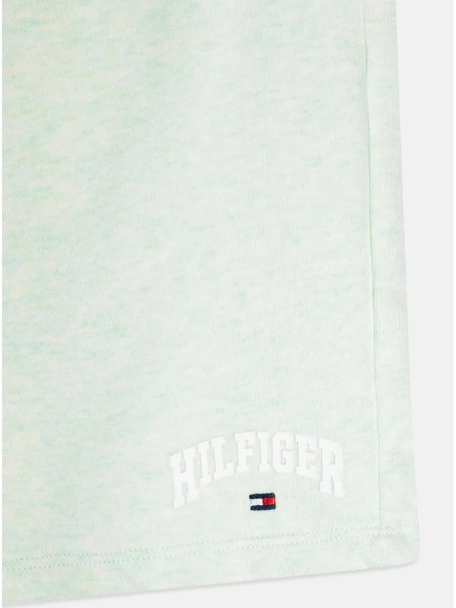 VARSITY SWEATSHORTS - Dew Green Heather sold by Brando product image thumbnail 3