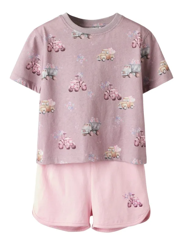 HELGA SHORTS SET - Elderberry sold by Brando