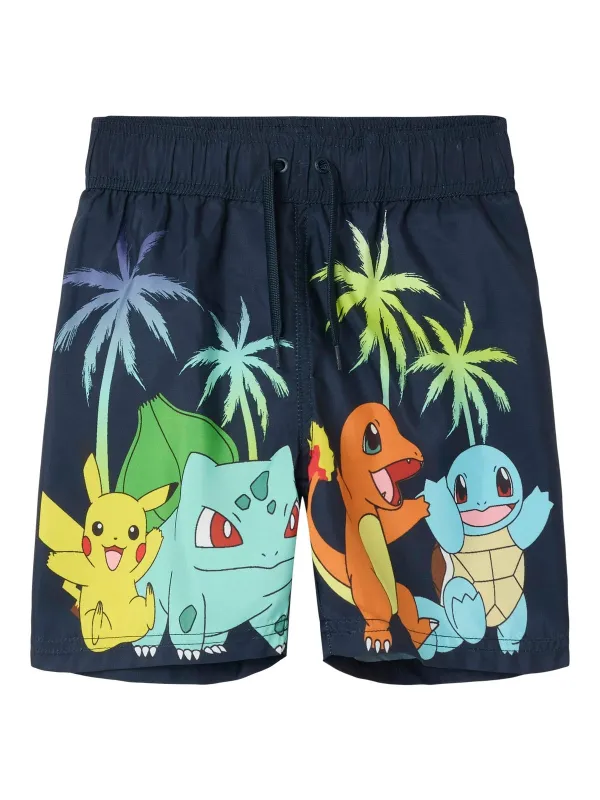 MACSEN POKEMON BADESHORTS SKY - Navy Blazer sold by Brando