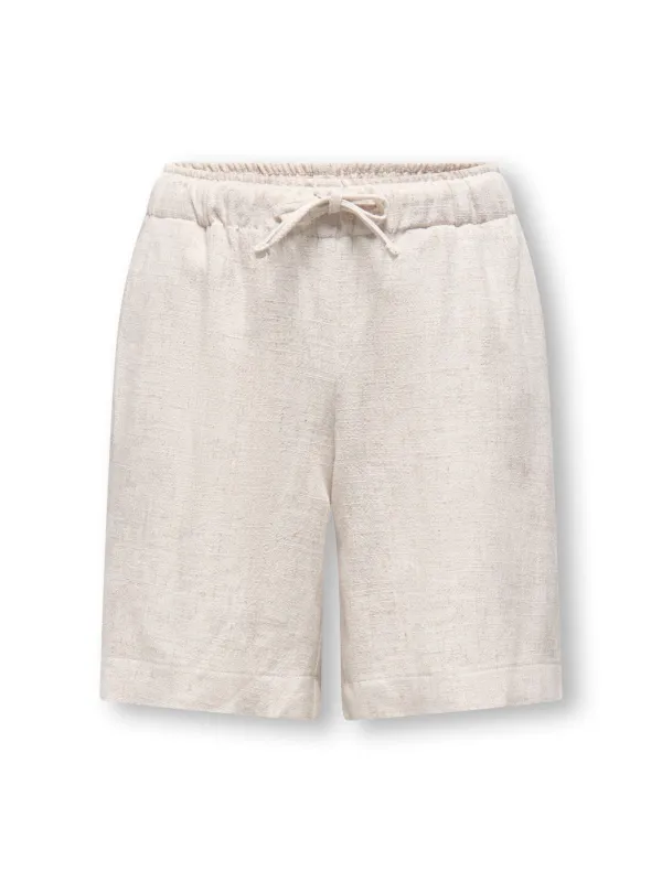 SIESTA LIN SHORTS - Moonbeam sold by Brando