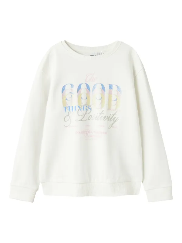 BOPPE SWEAT GENSER - Cloud Dancer sold by Brando