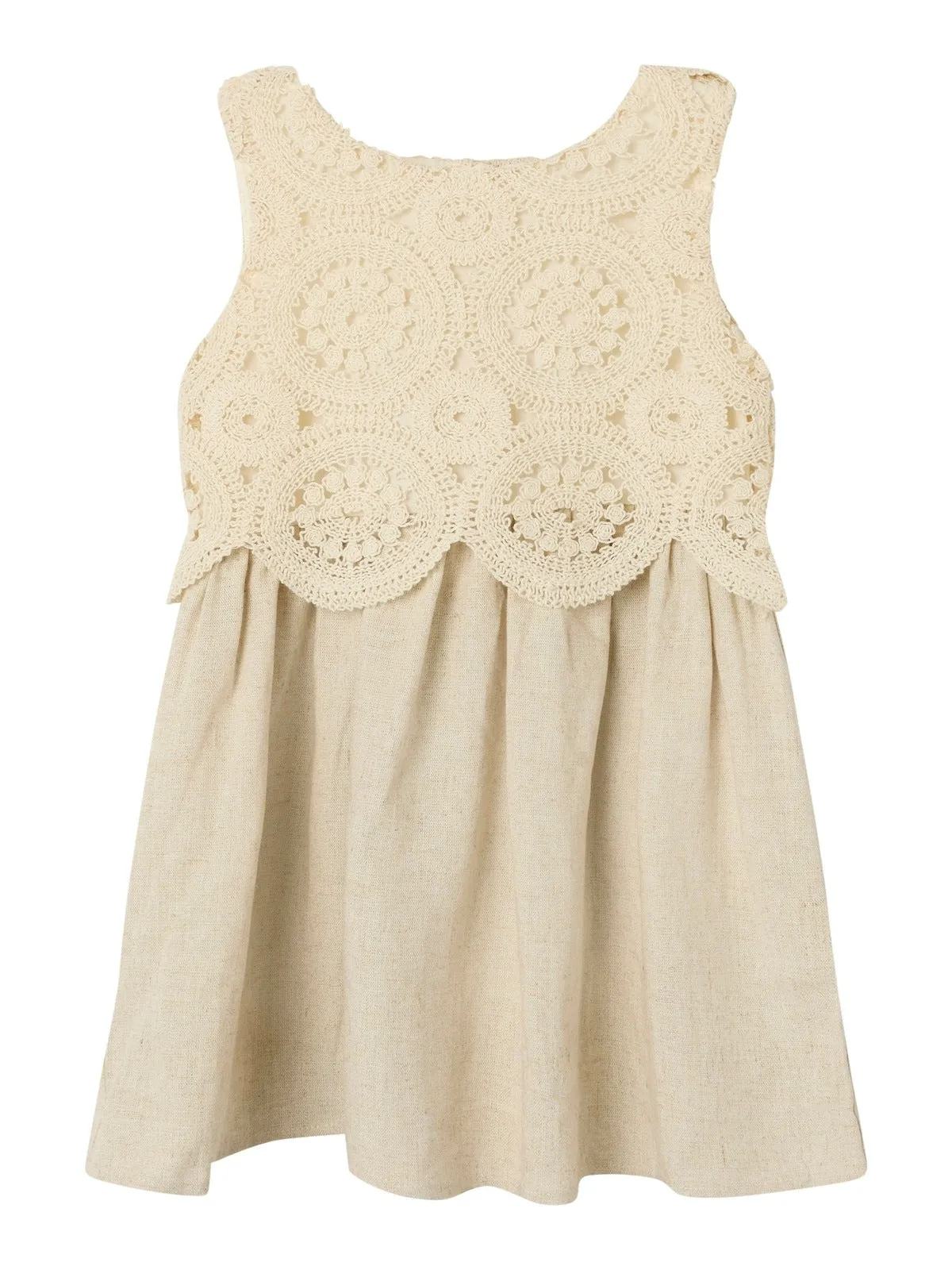 JIE SPENCER KJOLE - Bleached Sand sold by Brando