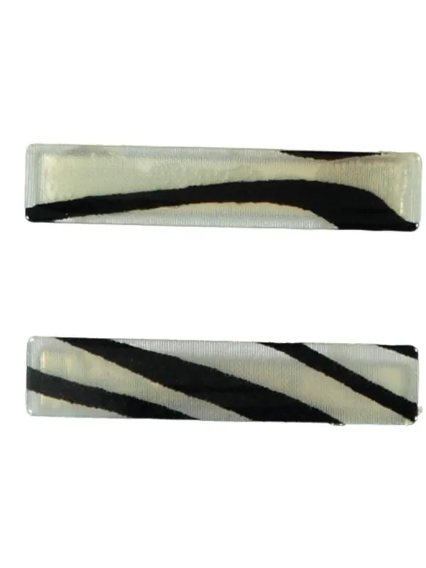 Banja 2 pakke hårspenner zebraprint sold by Brando