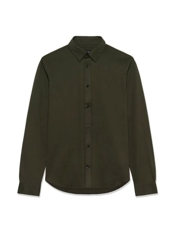 Trostol skjorte - olive night sold by Brando