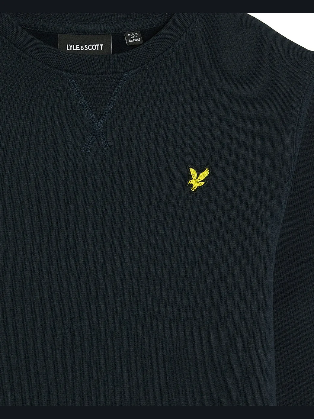 Crew Neck Sweatshirt Genser - Jet Black sold by Brando product image thumbnail 2