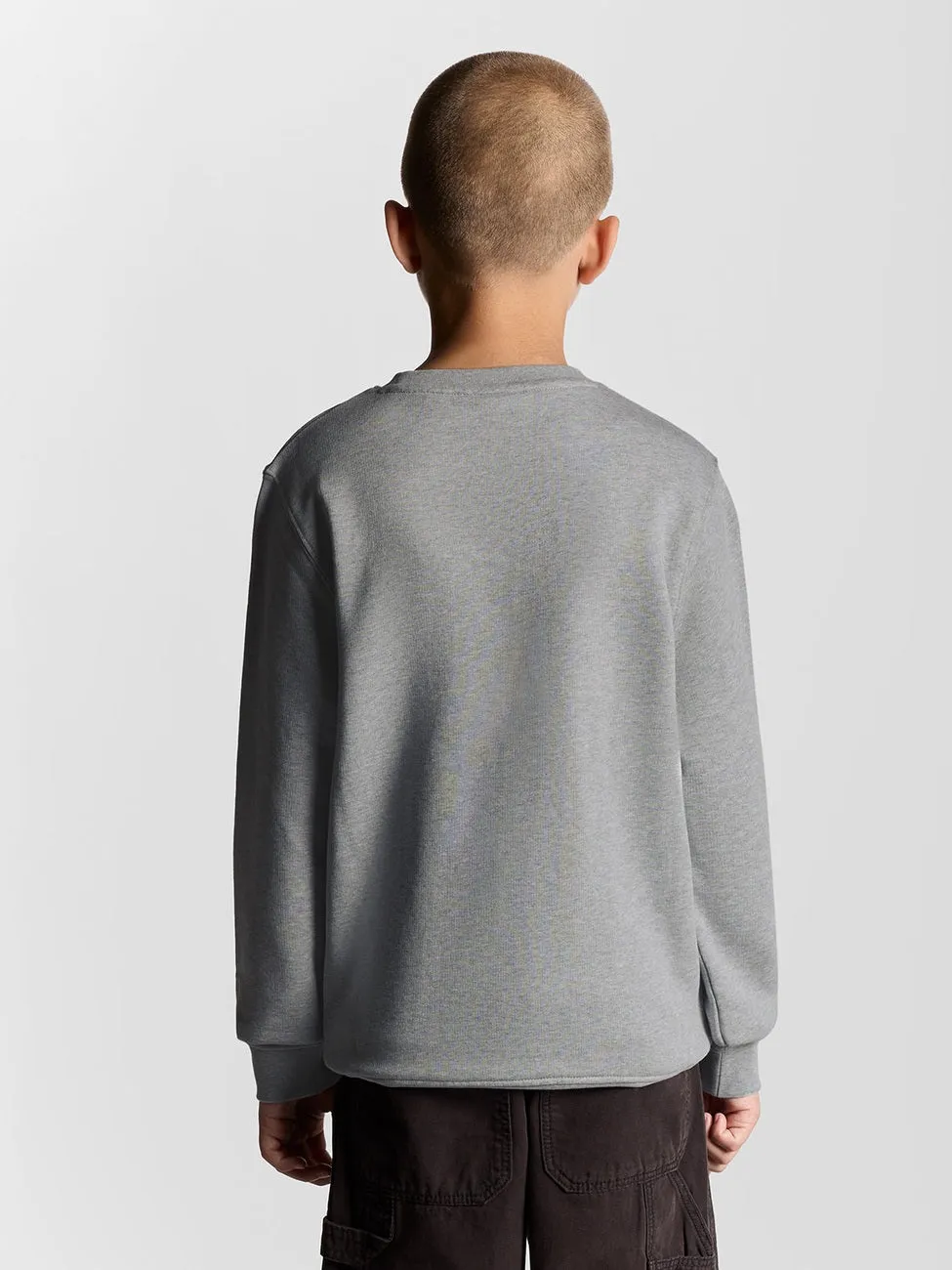 Crew Neck Sweatshirt - Light Grey Marl sold by Brando product image thumbnail 4