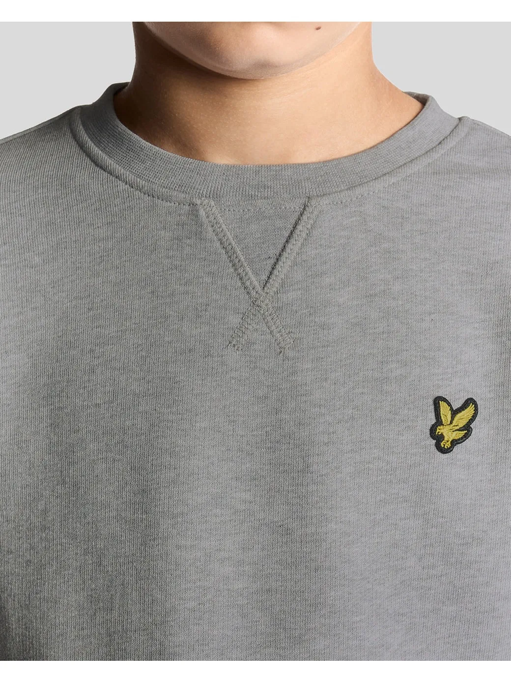 Crew Neck Sweatshirt - Light Grey Marl sold by Brando product image thumbnail 3