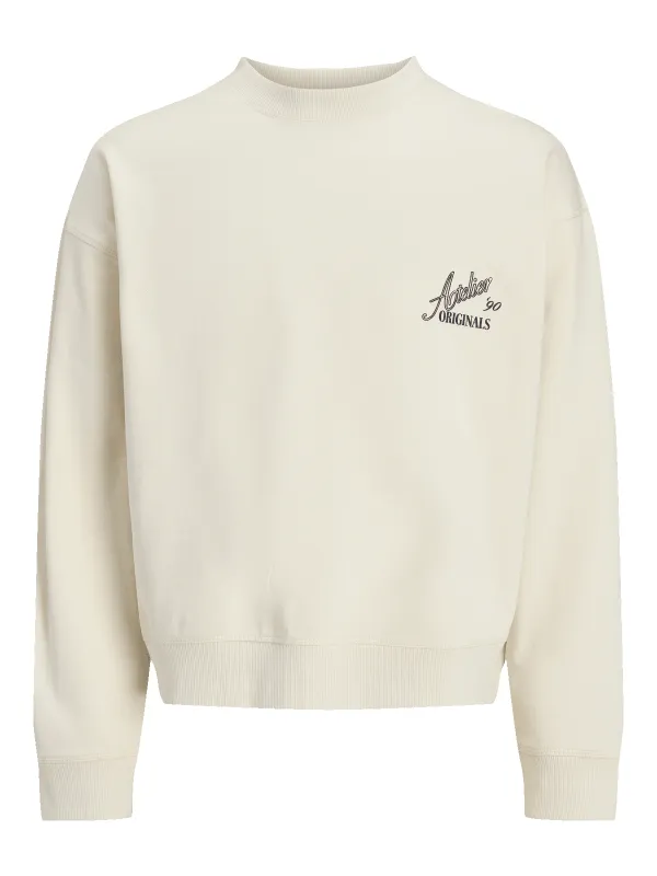 HYDRA SWEAT CREW NECK GENSER - Antique White sold by Brando