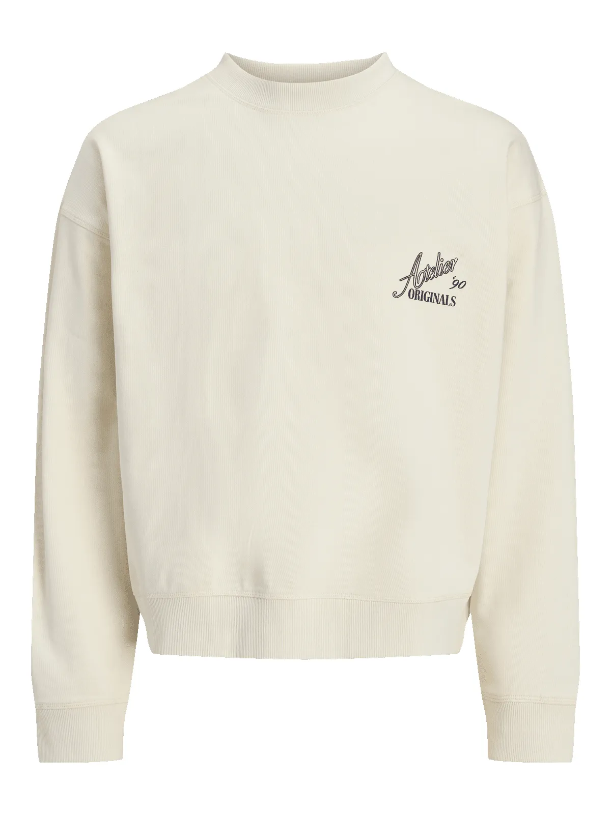 Hydra sweat crew neck genser - antique white sold by Brando