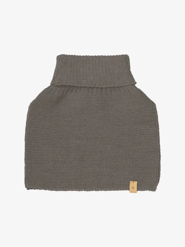Neck Warmer Wool Knit - Brown Melange sold by Brando