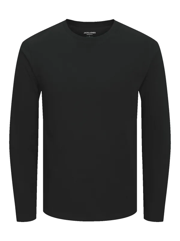 Organic basic tee o neck - black sold by Brando