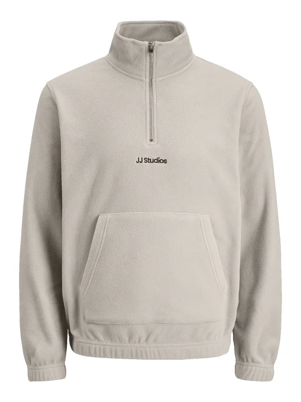 Soho half zip fleece - moonbeam sold by Brando