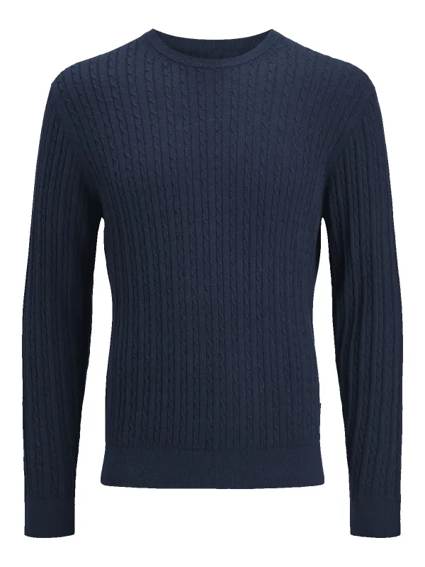 Emil crew neck - navy blazer sold by Brando