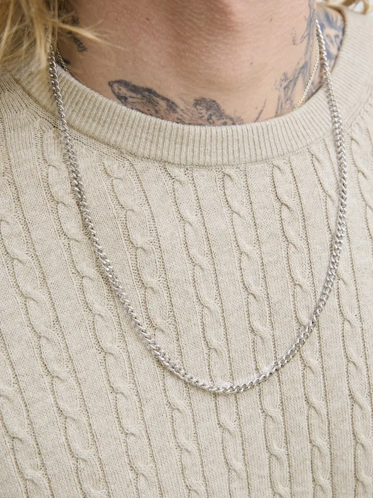 Emil crew neck - oatmeal melange sold by Brando product image thumbnail 3