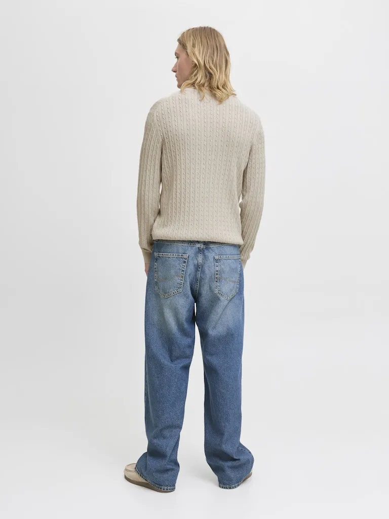 Emil crew neck - oatmeal melange sold by Brando product image thumbnail 2