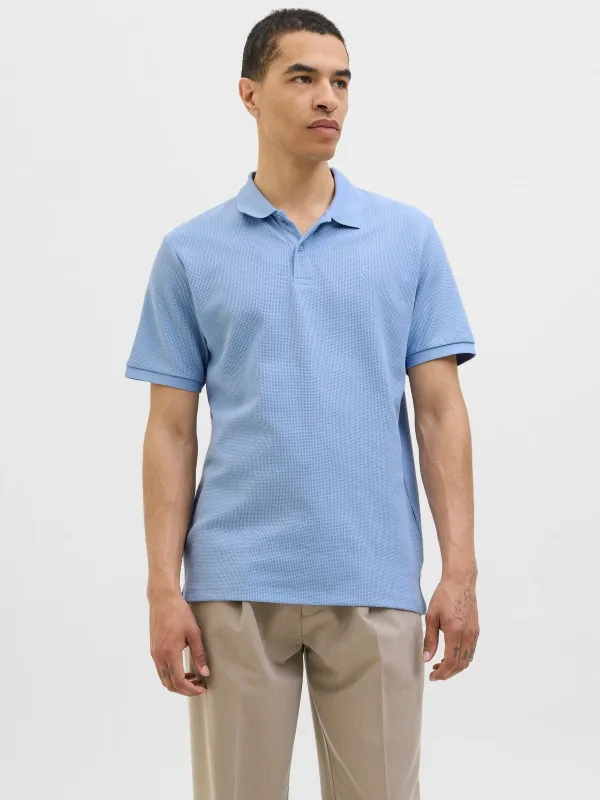 Austin polo skjorte - chambray blue classic sold by Brando