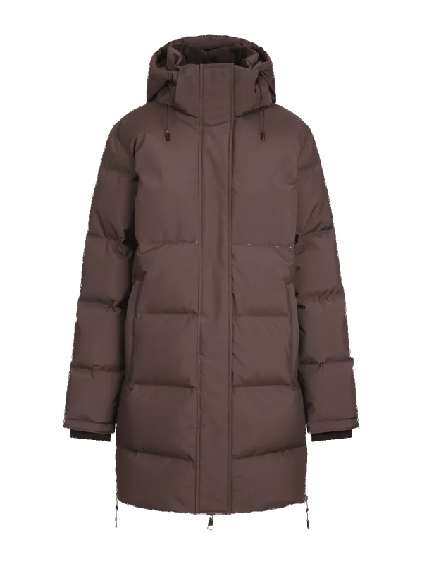 Ida down parka - black coffee sold by Brando