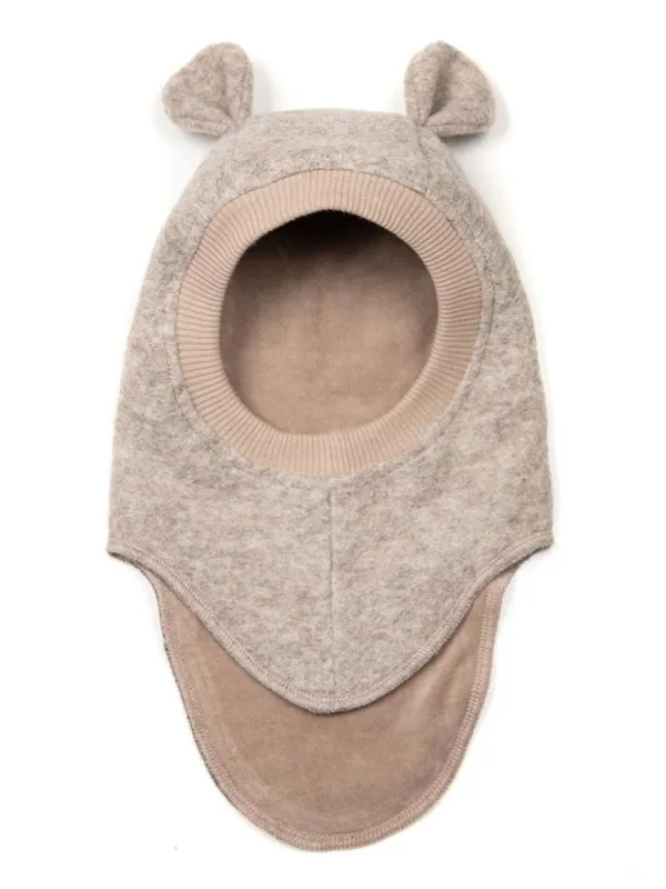 Balaclava Ears Wool - Camel melange sold by Brando