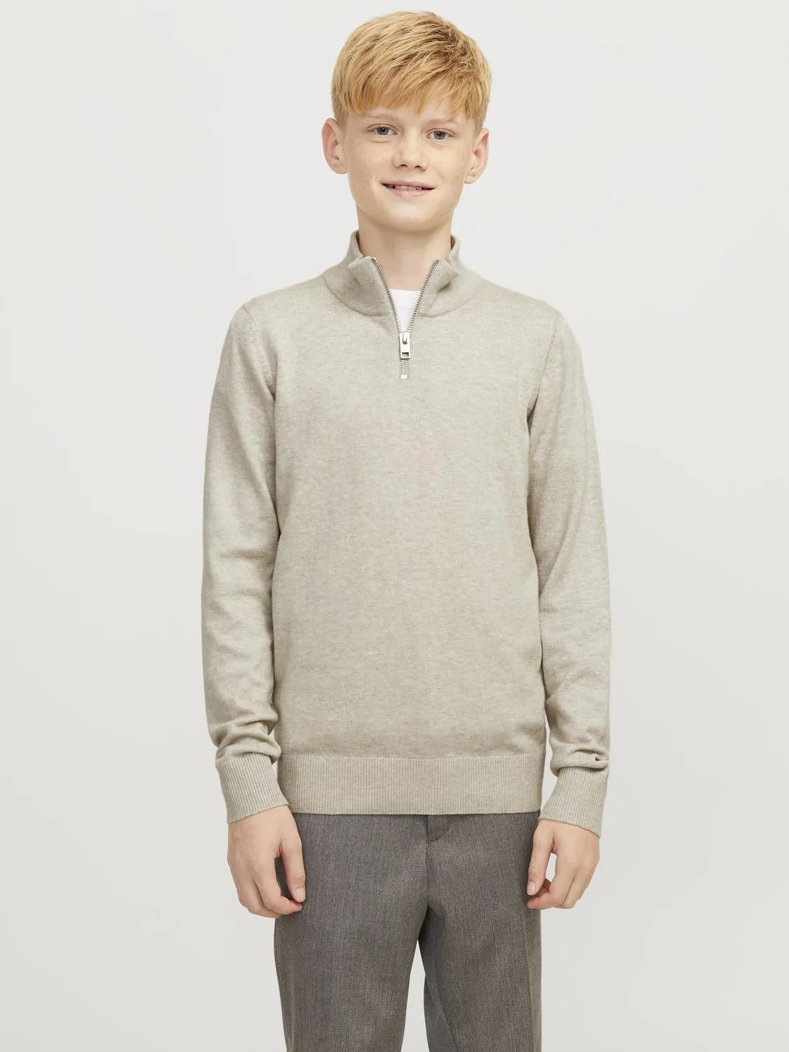 EMIL KNIT HALF ZIP - Oatmeal sold by Brando product image thumbnail 3