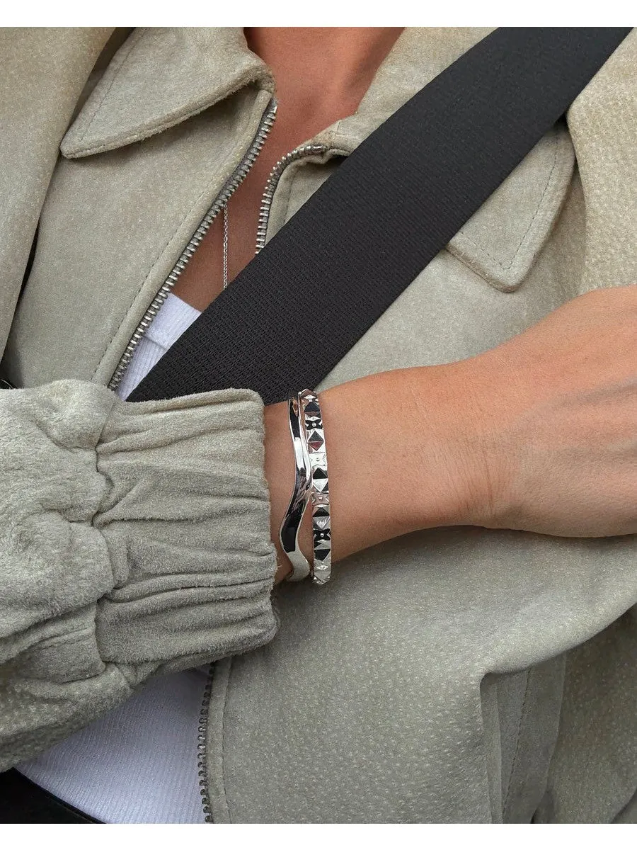 Flower bangle armbånd - silver sold by Brando product image thumbnail 3