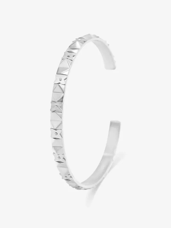 Flower bangle armbånd - silver sold by Brando