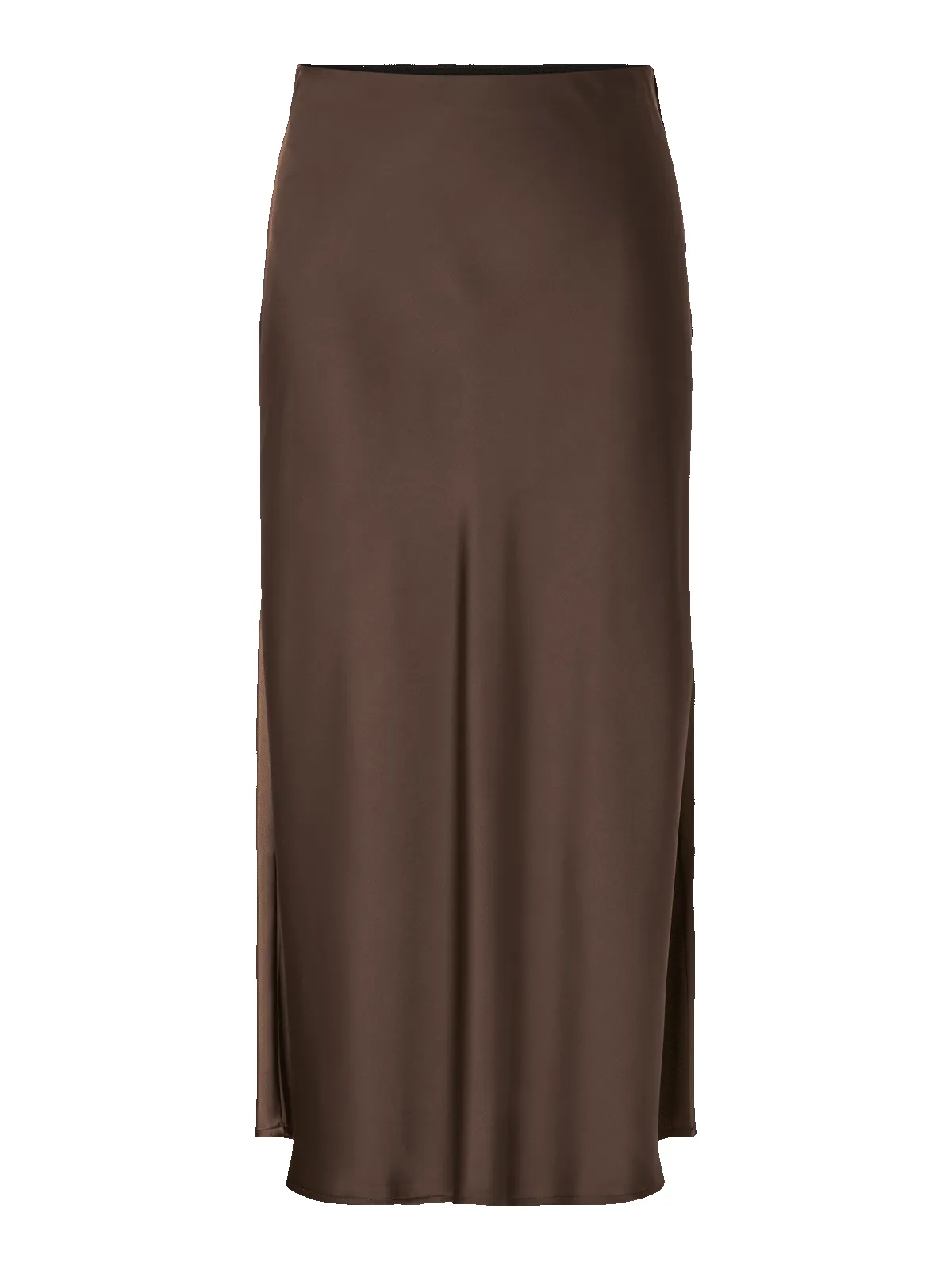 Pella midi skjørt - chocolate brown sold by Brando