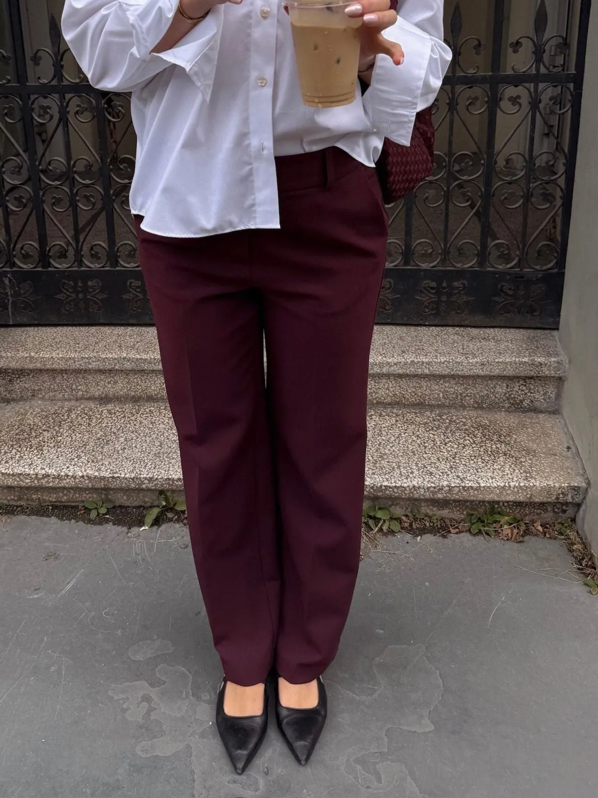 Rita wide bukse - fig sold by Brando product image thumbnail 2