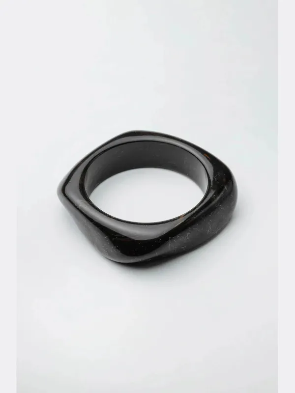 Big square bracelet - dark brown sold by Brando