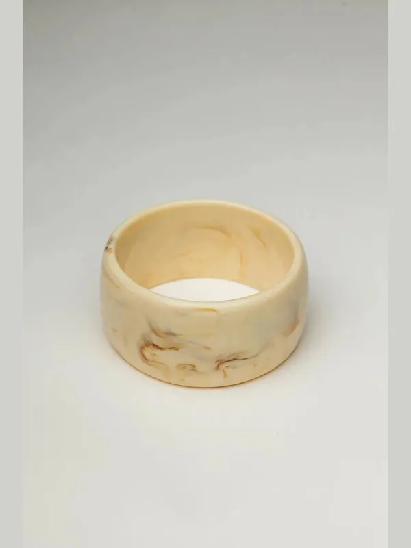 Big bracelet marble white - marble white sold by Brando