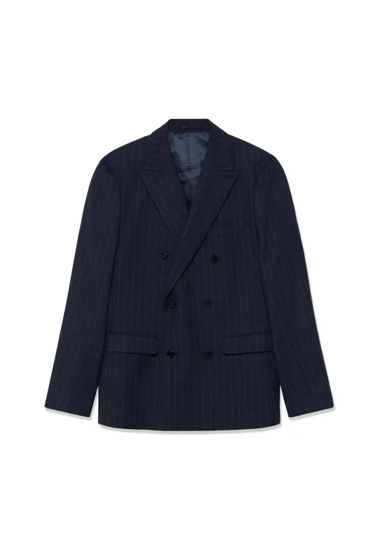 Garet Double Blazer - Dark Navy sold by Brando